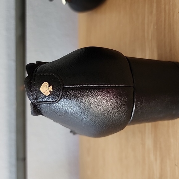 Kate Spade Yasmin Scalloped Bow Ballet Block Heel in Black 9 - Picture 5 of 11